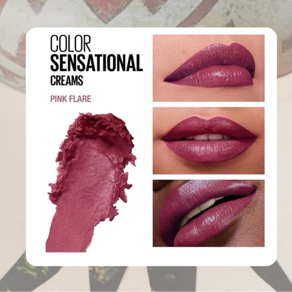 🏷️ Maybelline NY “pink flare” (#255) pink lipstick 💄 - Picture 3 of 11